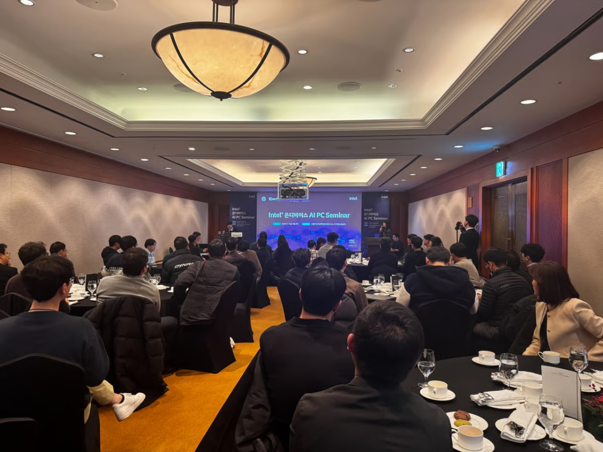 Shinsung C&S successfully holds '9th Intel On-Device AI PC Seminar'